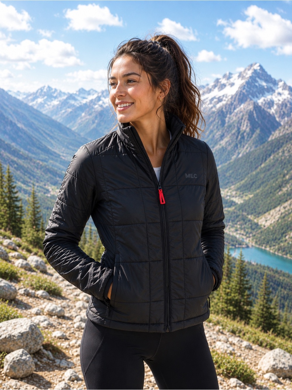 NWT Stoic Venture Insulated Black Jacket - Women's S